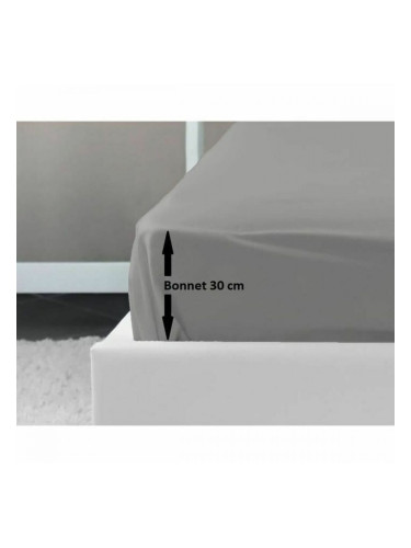 Регулируем чаршаф с ластик Lovely Home Светло сив (160 x 200)