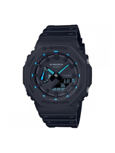 Мъжки часовник Casio G-Shock OAK - NEON BLUE INDEX Черен (Ø 45 mm)