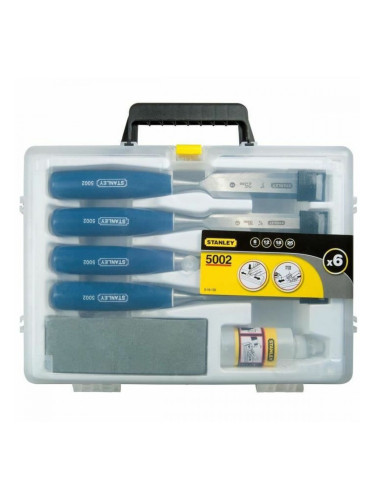 Комплект длето Stanley 5002 Дървен 6, 12, 18, 25 mm 4 Части