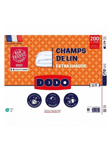 Скандинавски Стил Пълнеж DODO Champs de Lin Бял 450 g/m² 200 x 200 cm