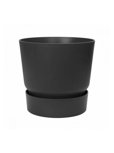 Саксия Elho Greenville Ø 24,48 cm Черен Пластмаса