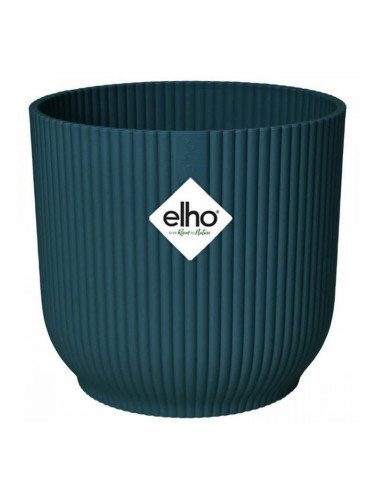 Саксия Elho   Ø 22 cm Кръгъл Тъмно синьо Пластмаса