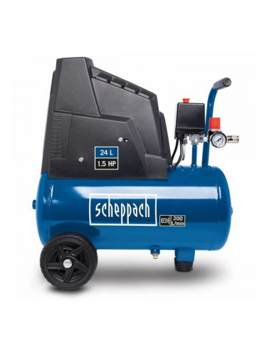Въздушен Компресор Scheppach HC30OX Хоризонтален 1100 W 8 bar 24 L