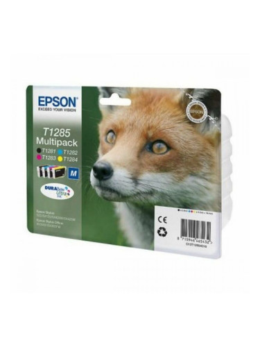 Оригиална касета за мастило Epson T1285 Черен Жълт Синьо-зелен Пурпурен цвят