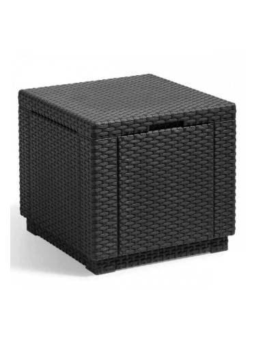 Помощна маса Allibert by KETER Черен полипропилен (42 x 42 x 39 cm)