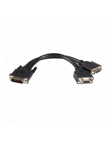 Кабел DMS-59 към VGA Startech DMSVGAVGA1           Черен 0,2 m