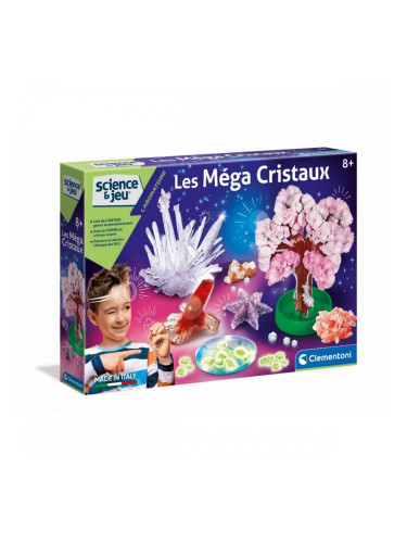 Научна Игра Clementoni The Mega Crystals френски 52490