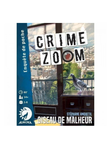 Настолна игра Asmodee Crime Zoom : Oiseau de Malheur (FR)