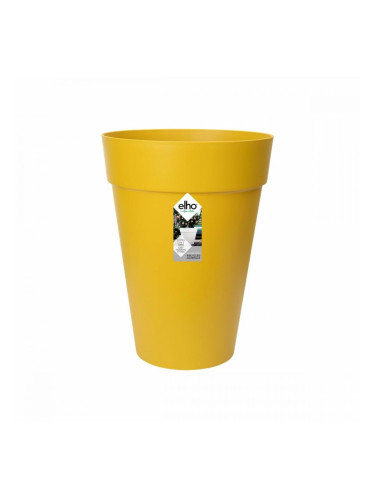 Саксия Elho Жълт Ø 34 cm Охра Пластмаса Кръгъл Модерен