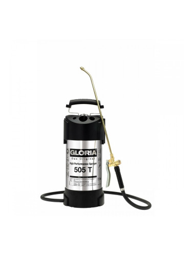 Пръскачка под Налягане за Градината. Gloria 505t Неръждаема стомана Месинг 6 BAR 5 L
