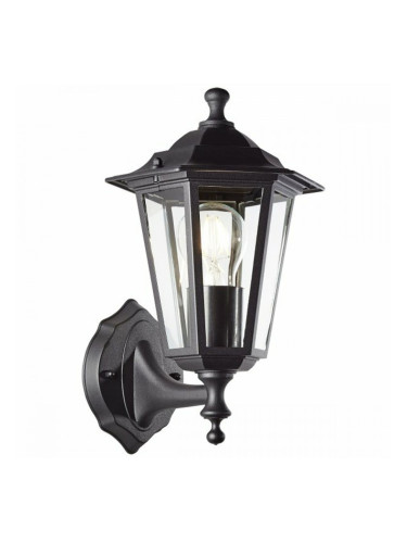 Аплик за стена Brilliant Carleen Навън E27 Черен 60 W