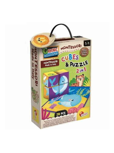 Образователна Игра Lisciani Giochi Cubes & Puzzle