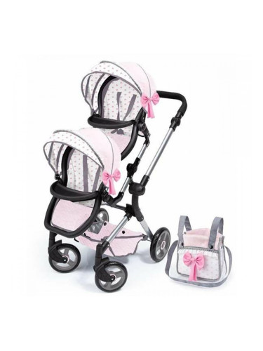 Количка за Кукли Reig Близнак Розов