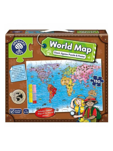 Пъзел Orchard World Map (FR)