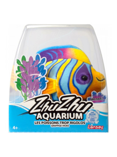Играчки Lansay Zhu Zhu Aquarium Crystal Le Poisson Ange Royal