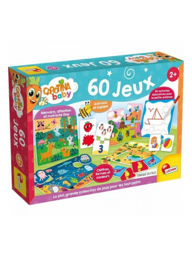 Образователна Игра Lisciani Giochi Carotina Baby 60 Jeux (FR)