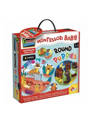 Образователна Игра Lisciani Giochi Montessori Baby Round Puppies (FR)