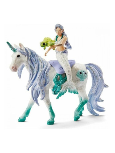 Фигурки Schleich 42509 Mermaid on sea unicorn Пластмаса