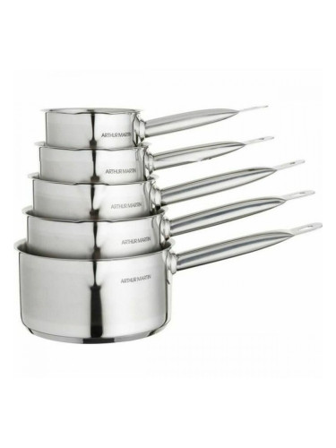 Комплект Тенджери Arthur Martin Сребрист Неръждаема стомана 5 Части