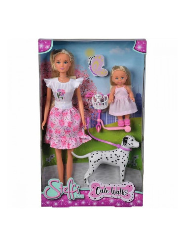 Кукла Simba Love poupée dalmatien + Evi Love