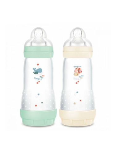 Биберон MAM sea Зелен Бежов