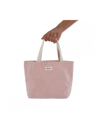 Чанта Versa Corduroy Розов 9 x 22 x 23 cm