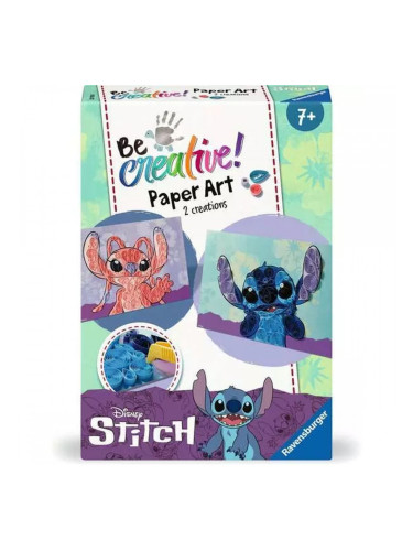Занаятчийска игра Ravensburger Be creative ! Paper Art Stitch