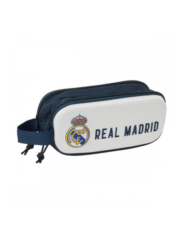 Пътническа Чанта Real Madrid C.F. Бял Морско син 21 x 8 x 6 cm