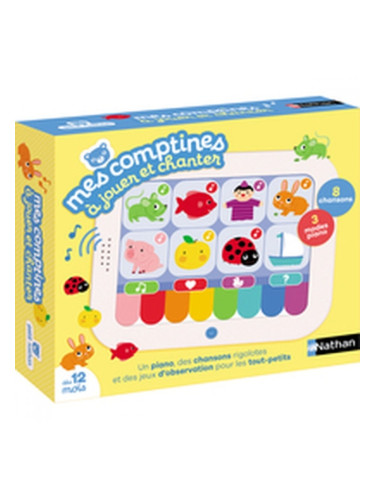 Настолна игра Nathan Mes comptines a jouer et a chanter