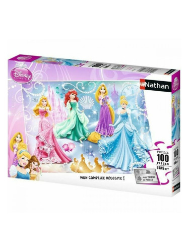 Пъзел Nathan Sparkling Princesses 36 x 26 cm 100 Части
