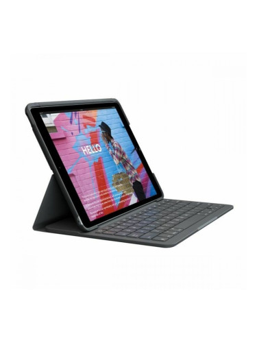 Калъф за таблет Logitech Slim Folio Графит AZERTY