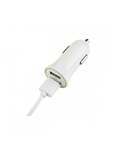 Зарядно за кола Бял