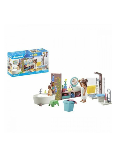 Playset Playmobil 71611 - Bathroom bathtub 55 Части