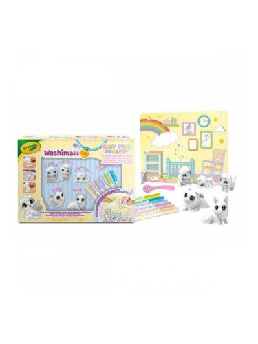 Комплект за Писане Crayola Washimals Baby Pets Nursery Pack