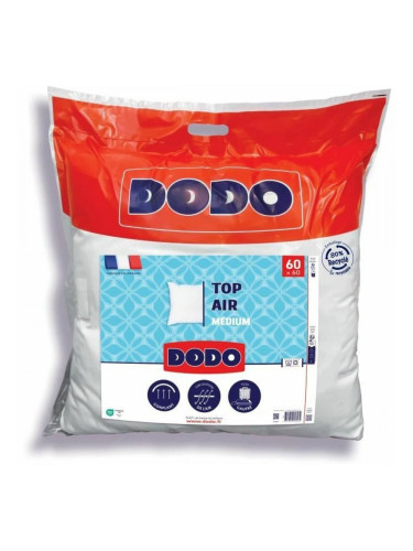 възглавница DODO MEDIUM TOP AIR Бял 60 x 60 cm