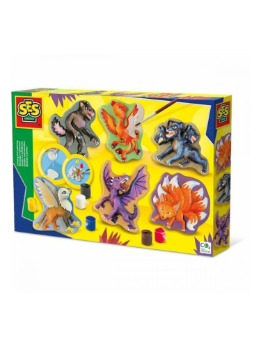 Комплект за Рисуване SES Creative Mythical creatures