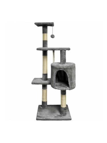 Чесало за Нокти за Котки Paloma Dark Сив полиестер Плюш Дървен (1 броя)