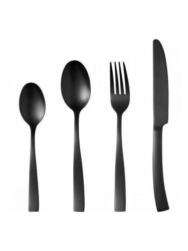 Прибори Arthur Martin AM5136 Черен Неръждаема стомана 24 Части