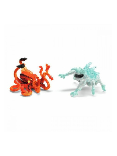 Аксесоари за Къща на Кукли Schleich Lava Octopus vs Ice Bug Duo