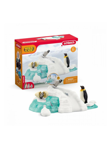 Playset Schleich Penguin Family on the Ice Floe