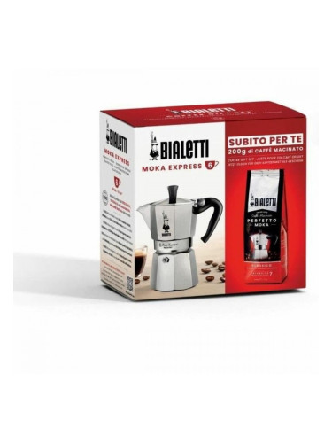 Италианска Кафеварка Bialetti Moka Classico Сив 3 Tassid