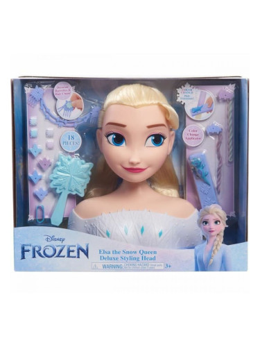 Кукла Бебе с Аксесоари Frozen Elsa Deluxe Styling Head