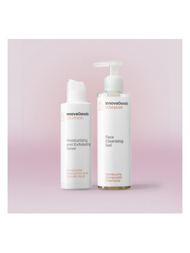 Пакет 2 продукта за Почистване на Лице Kombucha InnovaGoods