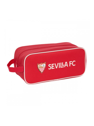 Пътническа Чанта за Обувки Sevilla Fútbol Club Червен 34 x 15 x 14 cm Водоустойчив