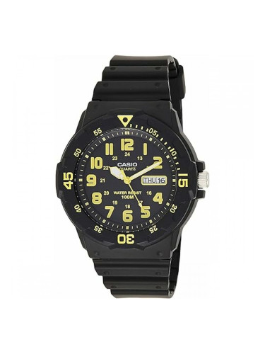 Мъжки часовник Casio DIVER 100M Жълт Черен (Ø 44,5 mm)