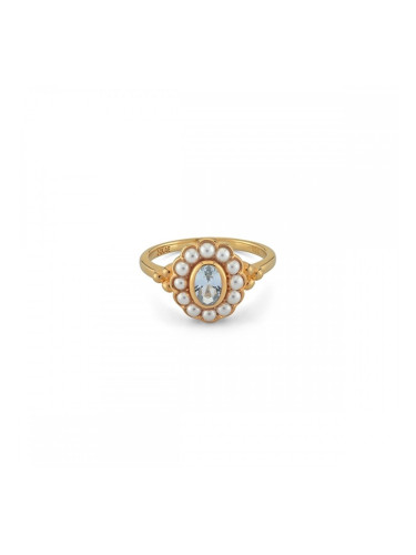 Дамски пръстен 24KAE 12416Y/54 14 Златен