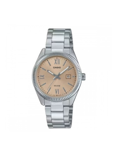 Дамски часовник Casio LADY DATE - CHAMPAGNE Сребрист (Ø 30 mm)