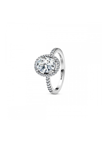 Дамски пръстен Pandora 193777C01-52 12 Сребрист