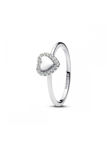 Дамски пръстен Pandora 193801C01-56 Сребрист 16