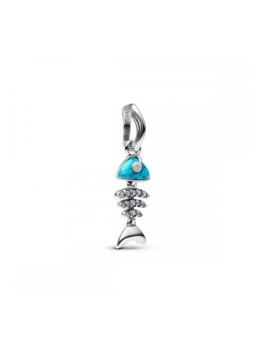 Огърлица Pandora 793894C01 Син Сребрист